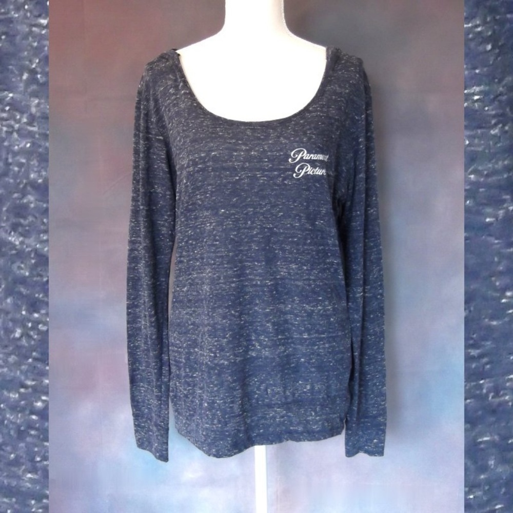 Paramount Pictures Blue Slub Hoodie Size XL